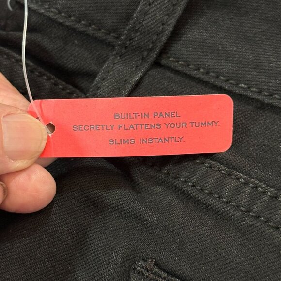 St. Johns Bay Jeans Womens 24W Black Bootcut Secretly Slender Mid-Rise Pants NEW - Picture 11 of 16